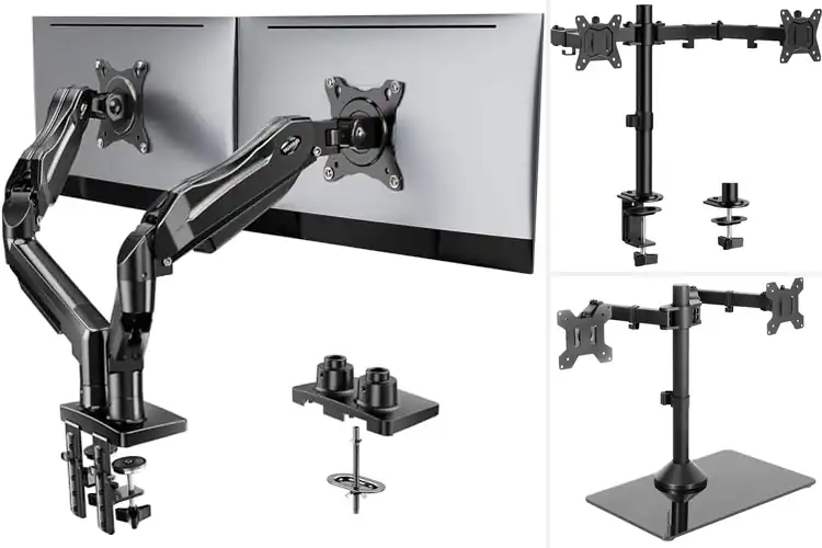 Detailed view of Best Dual Monitor Supports